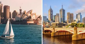 Trên bàn cân của du khách, Melbourne và Sydney có vị trí như thế nào?