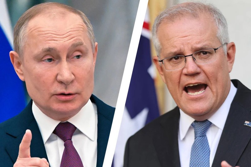 Tổng thống Putin và nhiều quan chức cấp cao của Nga bị Úc cấm cửa