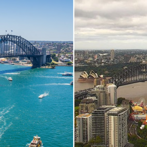 Trận lũ lịch sử khiến cảng Sydney biến màu